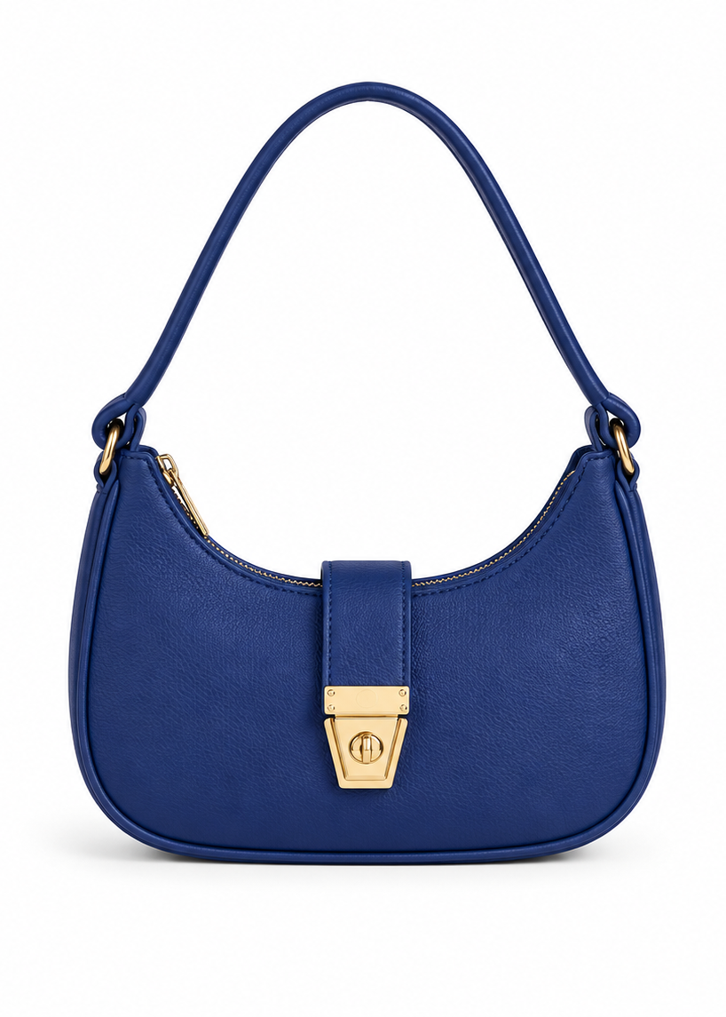 Blue Moon Lock Shoulder Bag